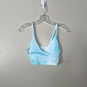 Blue and white tie dye